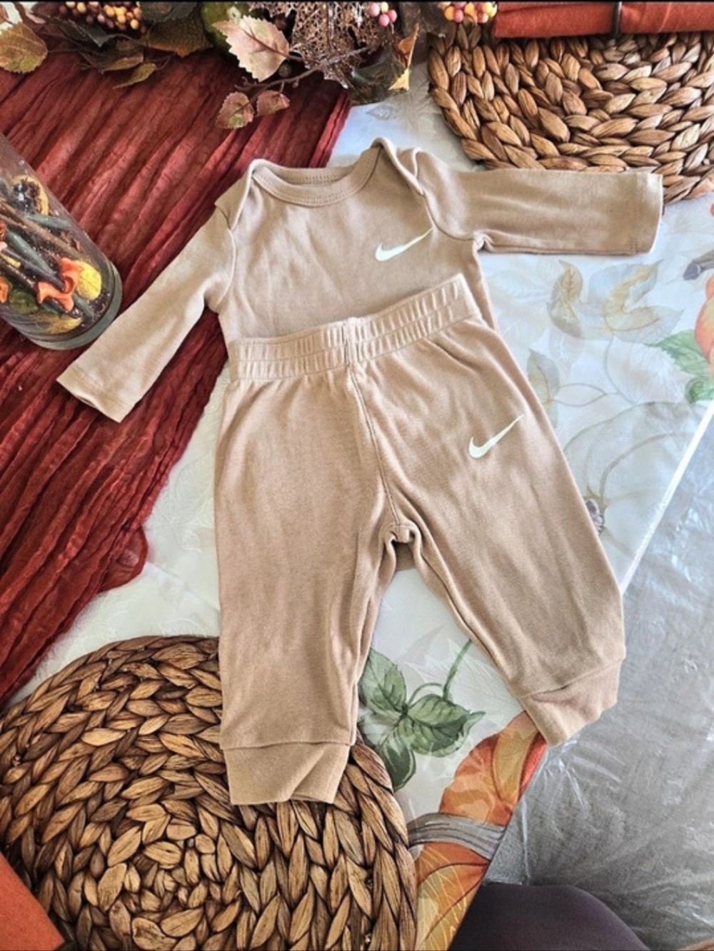 Nike Infant Pants Set Brown